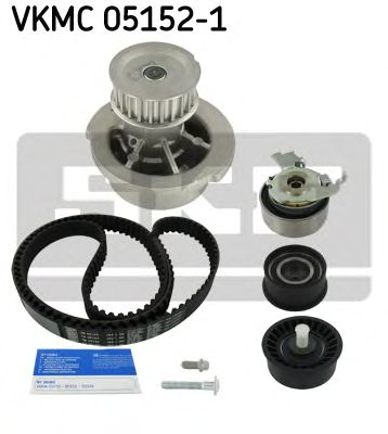 VKMC 05152-1 SKF - Насос охолоджуючої рідини + комплект зубчатого ремня1